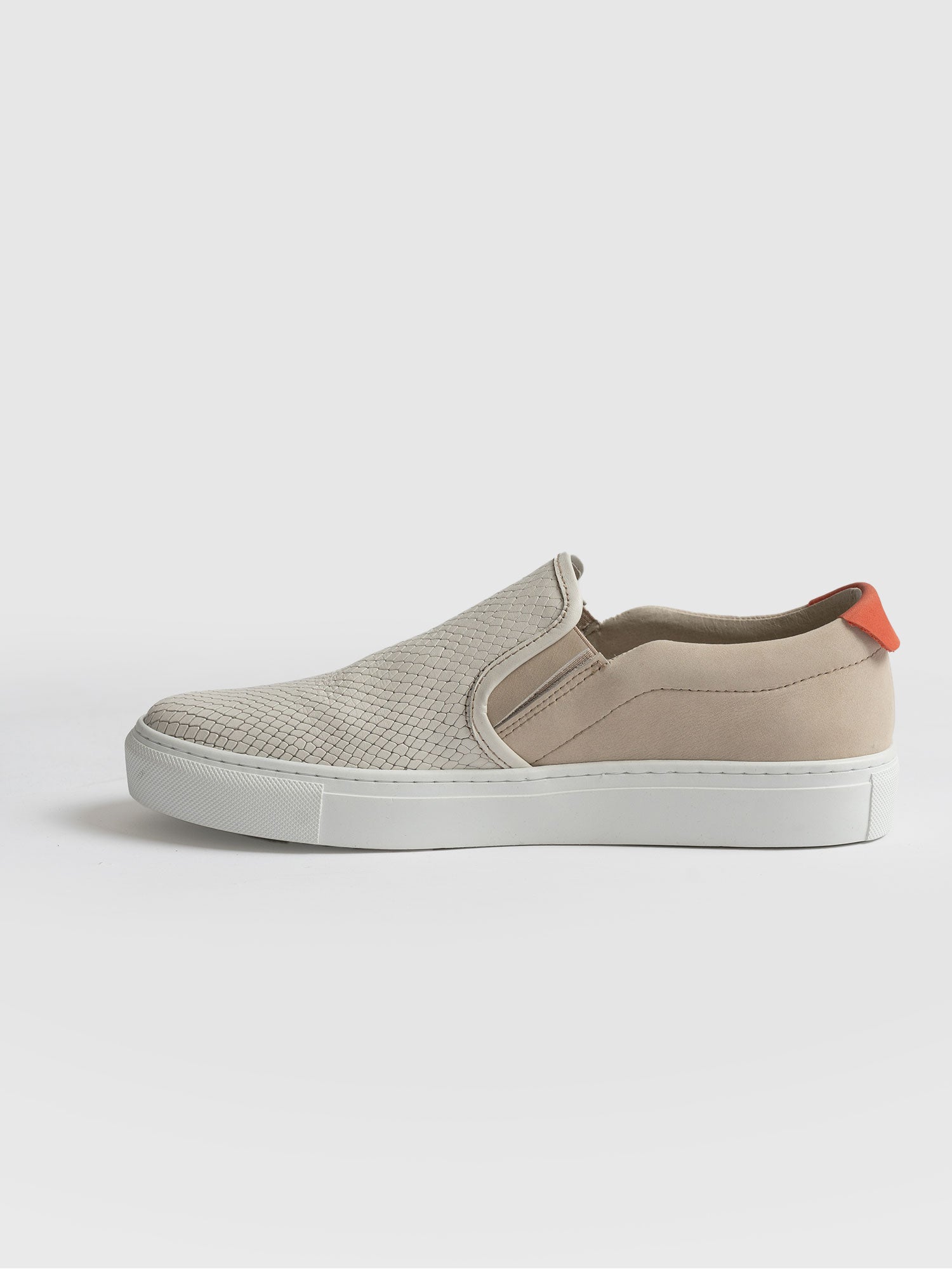 Sloane Slip On Trainer Cream - Women's Trainers | Saint + Sofia® UK